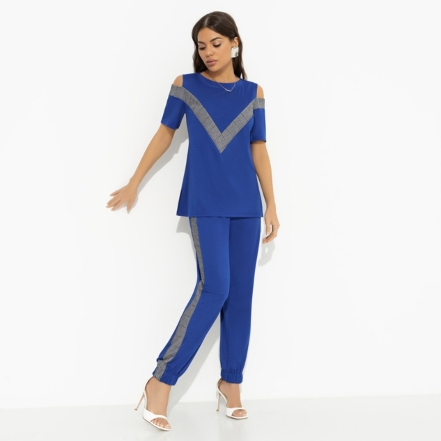 Брючный комплект Нешуточная конкуренция (blue, 2 в 1) 