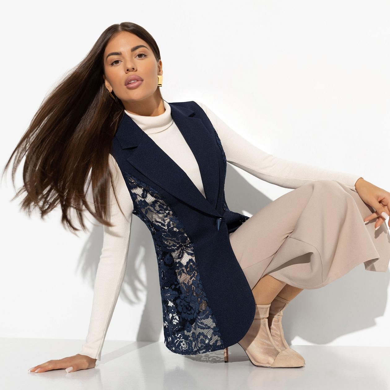 Модное исключение (new). Состав: 65% п/э, 20% вискоза, 10% хлопок, 5% спандекс