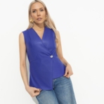 Откровенно стильная (синий). Состав: 55% п/у волокно, 45% полиэстер