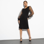 Платье Таинственная незнакомка (black). Состав: 95% полиэстер, 5% эластан