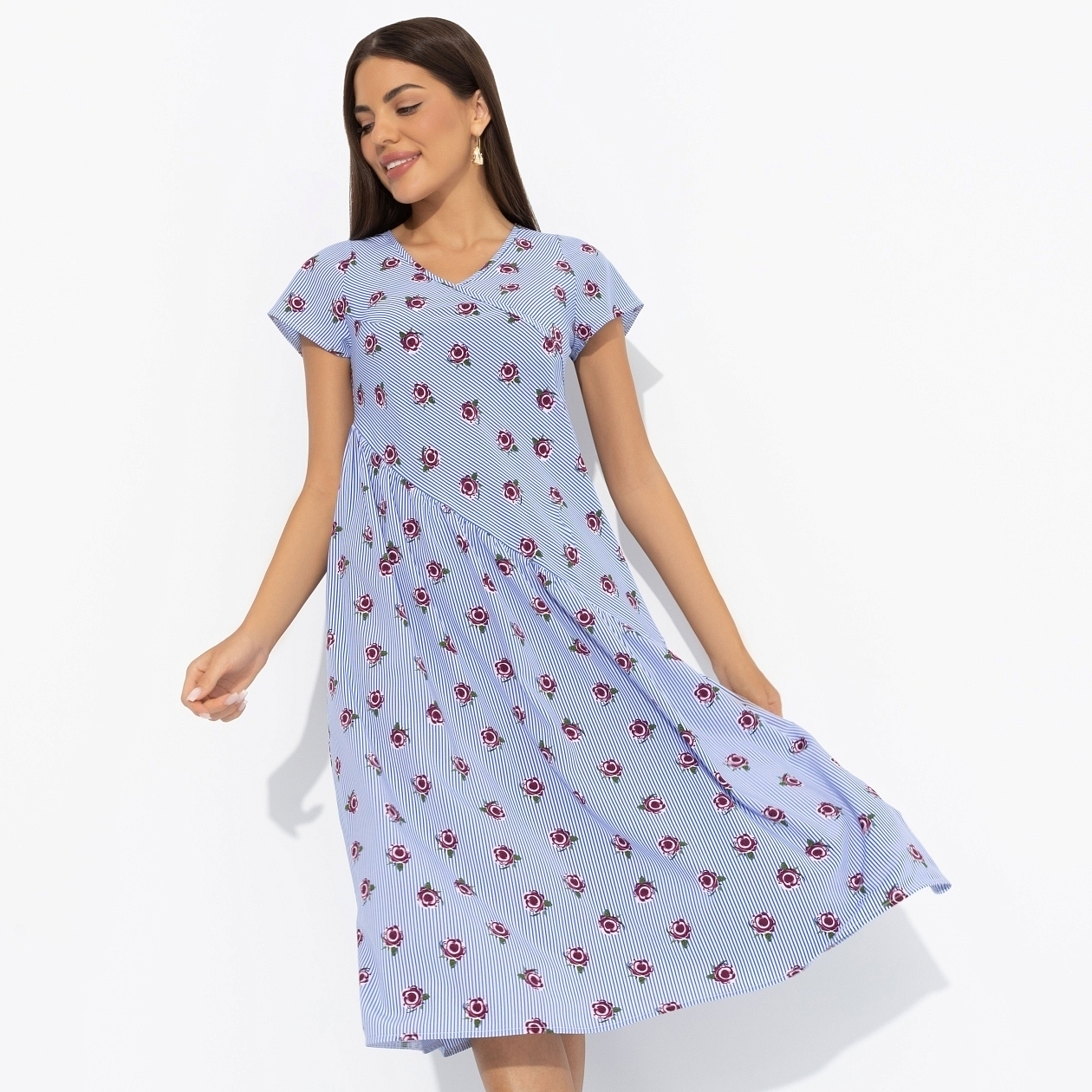 Платье Легкость момента. Состав: 95% п/э, 5% спандекс