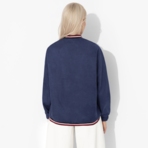 Бомбер Любуйся мной (темно-синий). Состав: 92% полиэстер, 8% спандекс