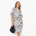 Платье Не по правилам (стиль). Состав: 65% полиэстер, 30% вискоза, 5% стрейч