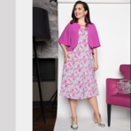 Платье На пике популярности (фуксия). Состав: 95% п/э, 5% спандекс