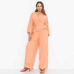 Восхитительные охваты (теплый коралл). Состав: 72% п/э, 22% вискоза, 6% спандекс