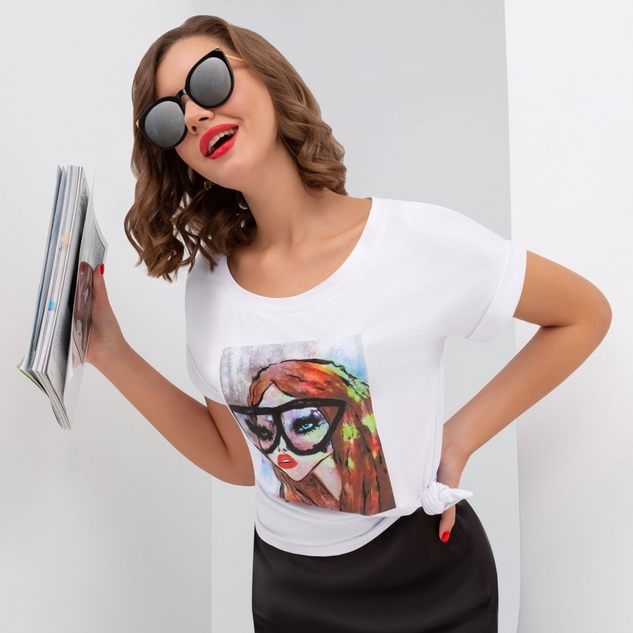 Футболка Летний вайб (милк) 