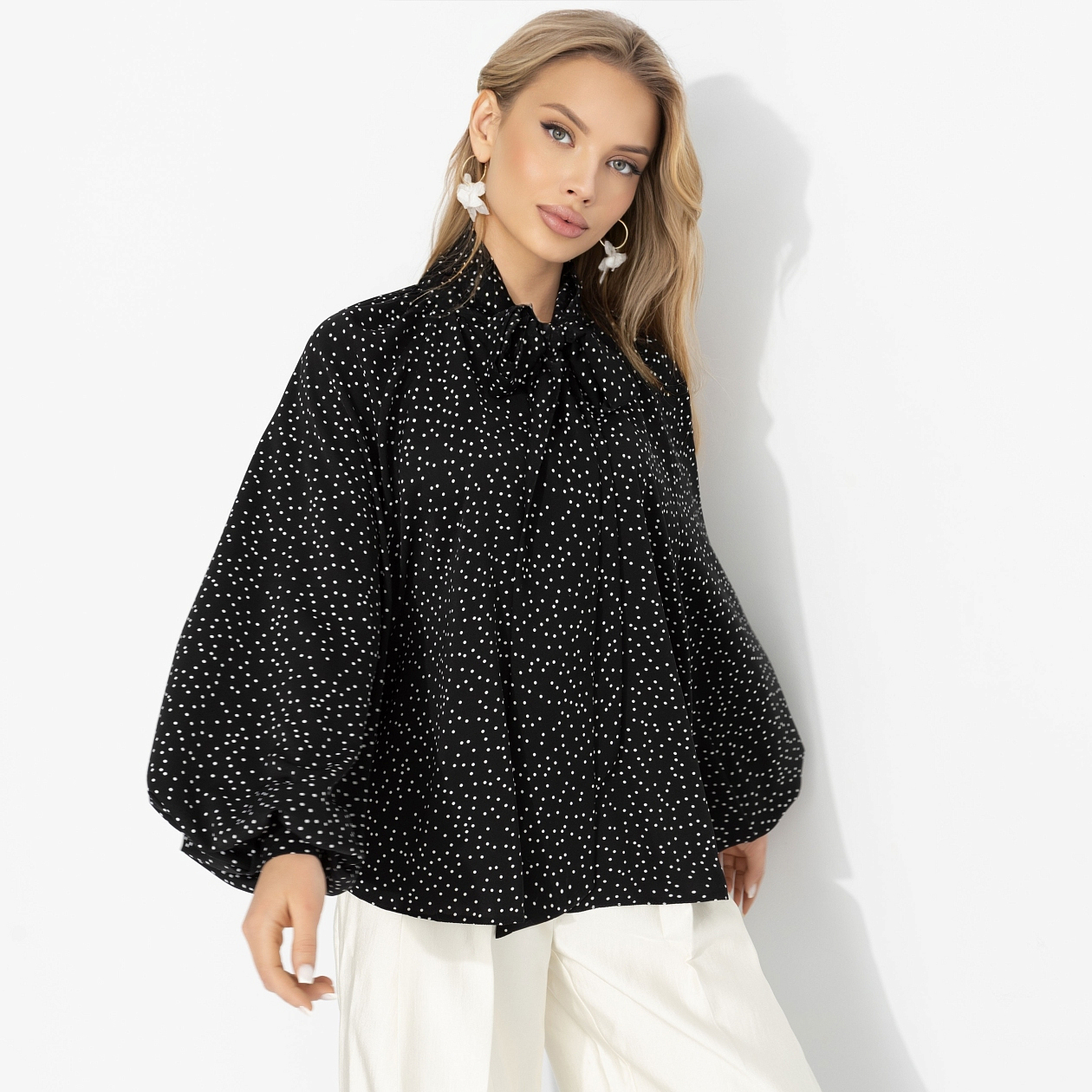 Блуза Привлекаю удачу (модная). Состав: 95% полиэстер, 5% эластан