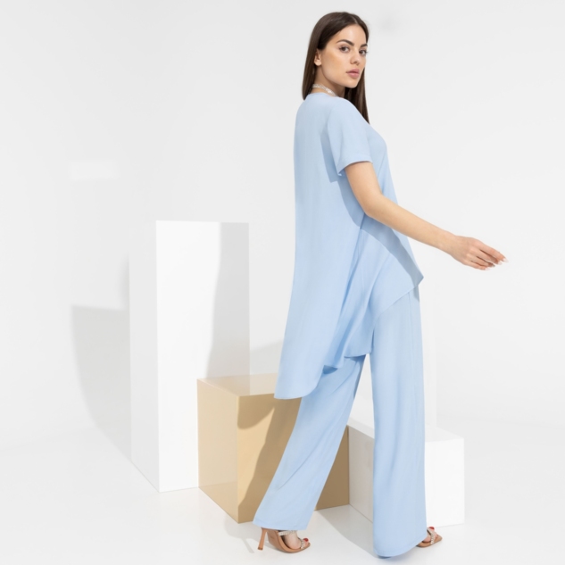 Брючный комплект Модные тенденции (2 в 1, с брошкой) 