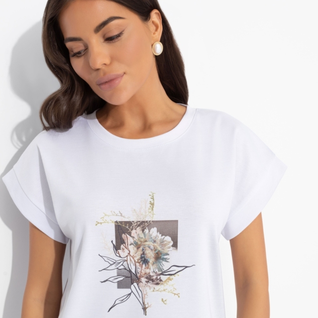 Футболка Оттенок настроения (flowers) 