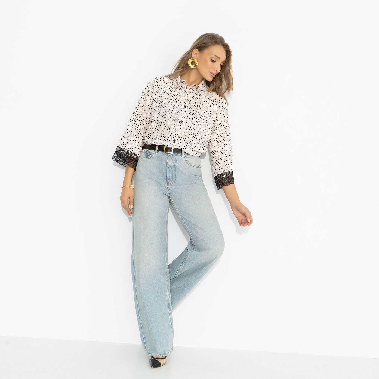 Рубашка Работаю красиво (оригинал). Состав: 95% п/а, 5% спандекс