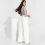 Брюки Модный экстаз (milk). Состав: 95% п/э, 5% эластан