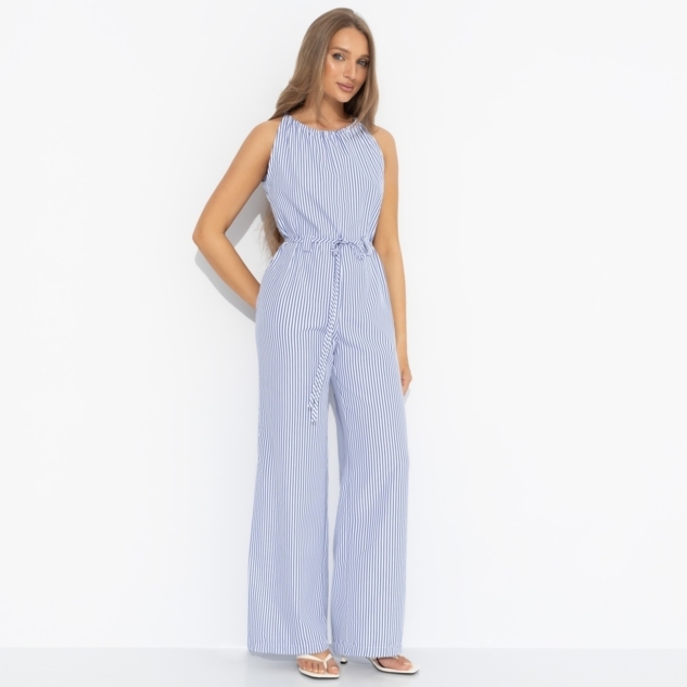 Комбинезон Проникновение в образ (полоска, с поясом) 