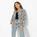 Бомбер Стиль вне времени. Состав: 65% п/э, 30% вискоза, 5% эластан