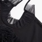 Блуза Мелодия сердца (ночь). Состав: 98% п/э, 2% спандекс