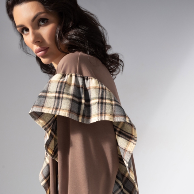 Лонгслив Гардеробная магия (коричневый) 