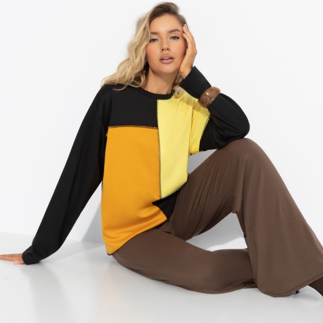 Лонгслив Идеальная гармония (оранжевая) 