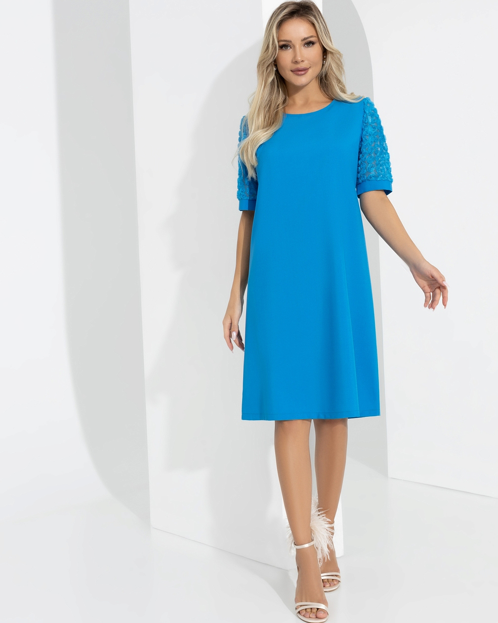 Платье Счастливая я. Состав: 96% п/э, 4% эластан