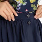 Комплект с юбкой Молодая и привлекательная (2 в 1, floral). Состав: 95% п/а, 5% эластан