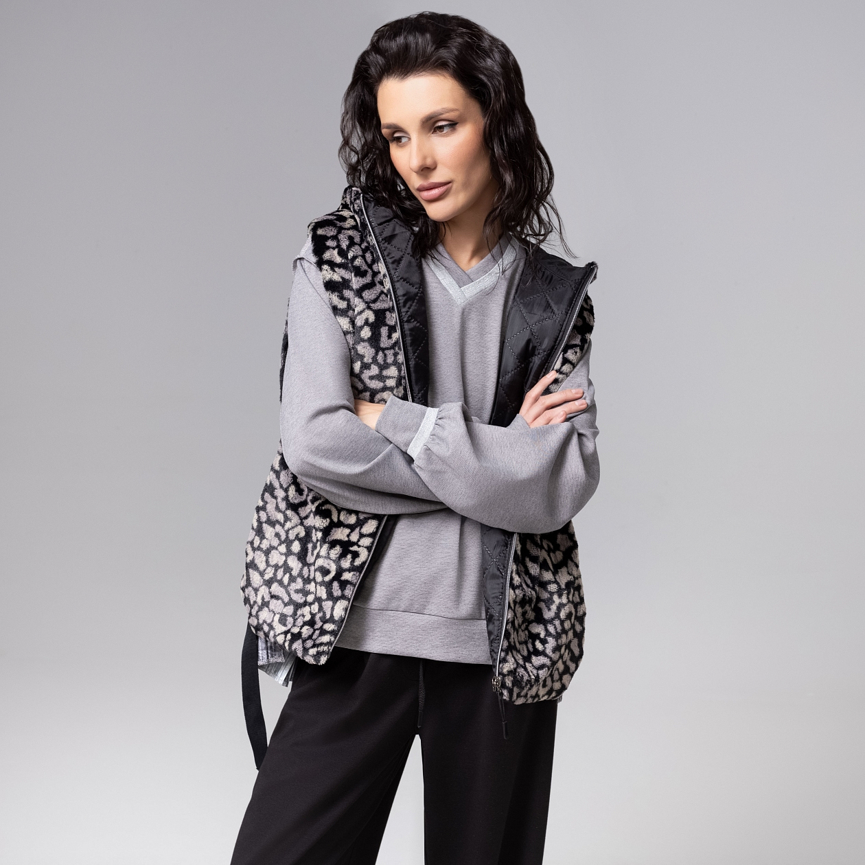 Будь в центре (леопард). Состав: 100% п/э