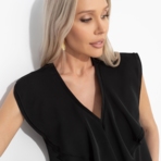 Блуза Мелодия стиля (black). Состав: 100% полиэстер