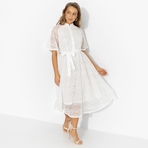 Платье Моя итальянская история (изящная, с поясом). Состав: 98% п/э, 2% спандекс