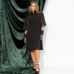 Платье Море волнуется (люкс). Состав: 60% п/э, 37% вискоза, 3% спандекс