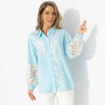 Смелое решение (бирюзовая). Состав: 68% п/э, 27% вискоза, 5% спандекс