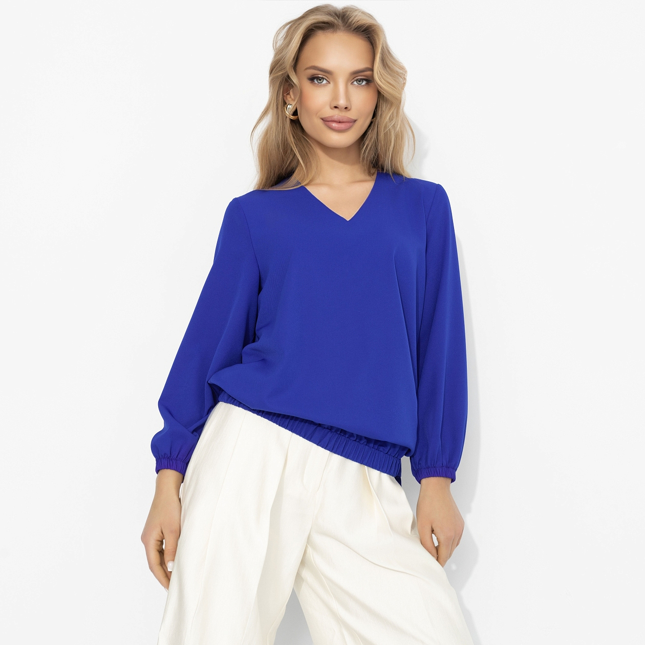 Блуза В зоне внимания. Состав: 95% п/э, 5% эластан