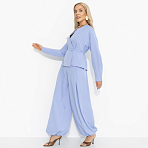 Брючный костюм Стиль говорит (2 в 1, утреннее небо). Состав: 65% п/э, 30% вискоза, 5% эластан