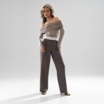 Брюки Стильная действительность (beige style). Состав: 60% п/э, 37% вискоза, 3% спандекс