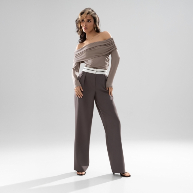 Брюки Стильная действительность (beige style) 