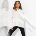 Блуза Стильный нюанс. Состав: 95% полиэстер, 5% эластан