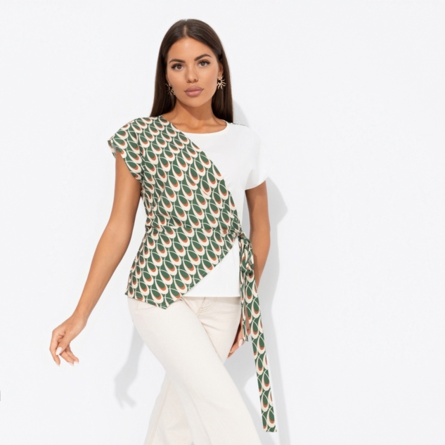 Блуза Все взгляды - на прекрасное (яркая) 