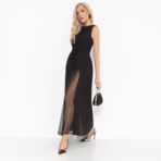 Платье Плавный силуэт. Состав: 95% полиэстер, 5% эластан