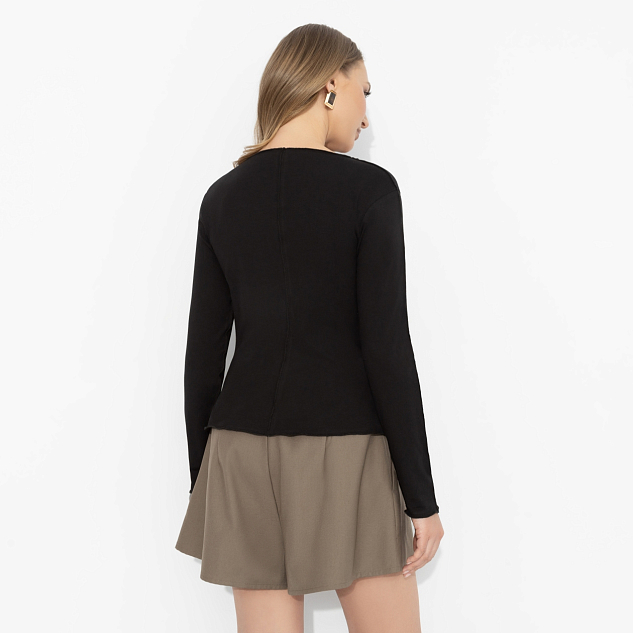 Лонгслив Громкий тренд (оникс) 