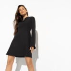 Платье Выходи за меня! (black). Состав: 60% полиэстер, 37% вискоза, 3% спандекс