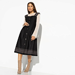 Сарафан В стиле Леди Ди (офис). Состав: 50% вискоза, 50% полиэстер