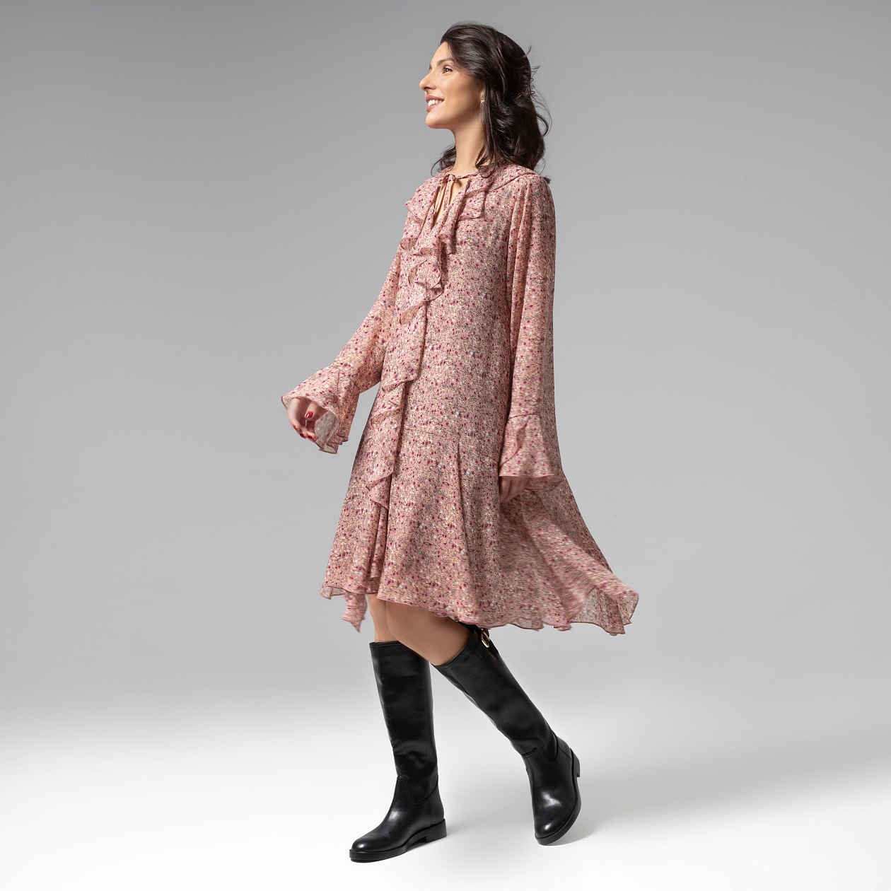 Платье Для восхищенных взглядов (pink). Состав: 98% п/э, 2% спандекс