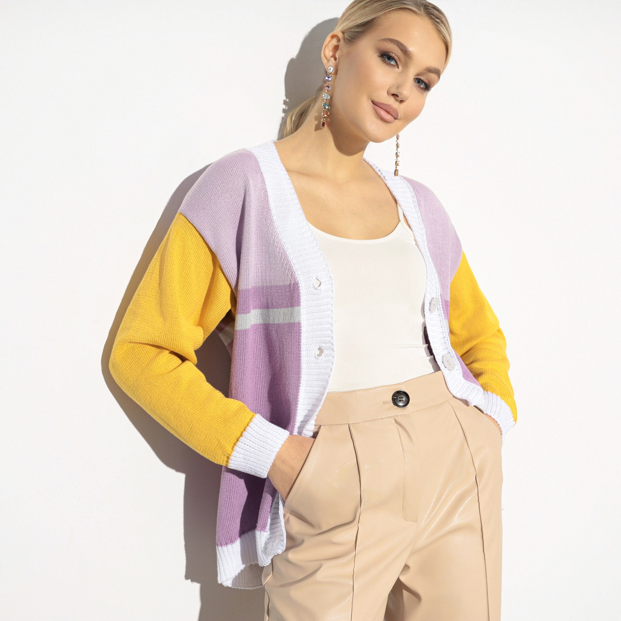 Залипательный look (orchid). Состав: 50% хлопок, 50% акрил