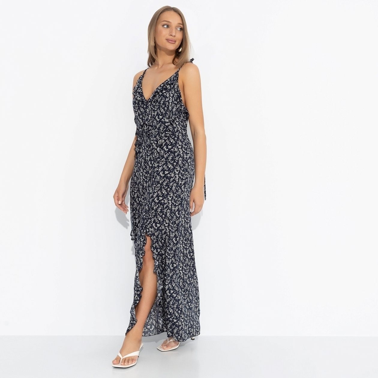 Платье Хорошо быть мной (синее). Состав: 100 % вискоза