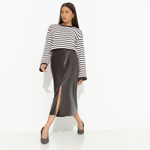 Юбка Откровенно шикарная (коричневый) 