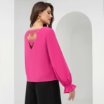 Блуза Принцесса из замка (яркая роза). Состав: 95% п/э, 5% эластан