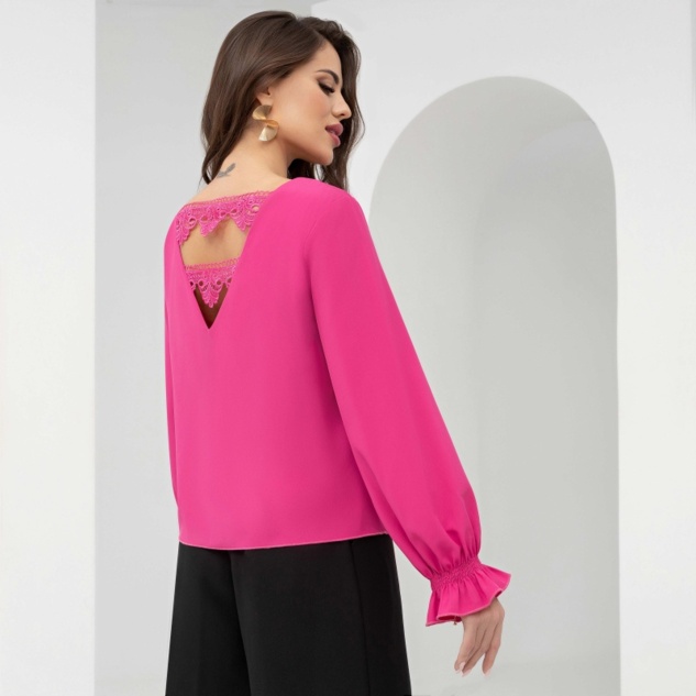 Блуза Принцесса из замка (яркая роза) 
