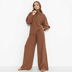 Брючный комплект На уровне ощущений. Состав: 88% вискоза, 12% п/э