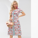 Платье Иду при параде. Состав: 68% вискоза, 29% полиэстер, 3% спандекс