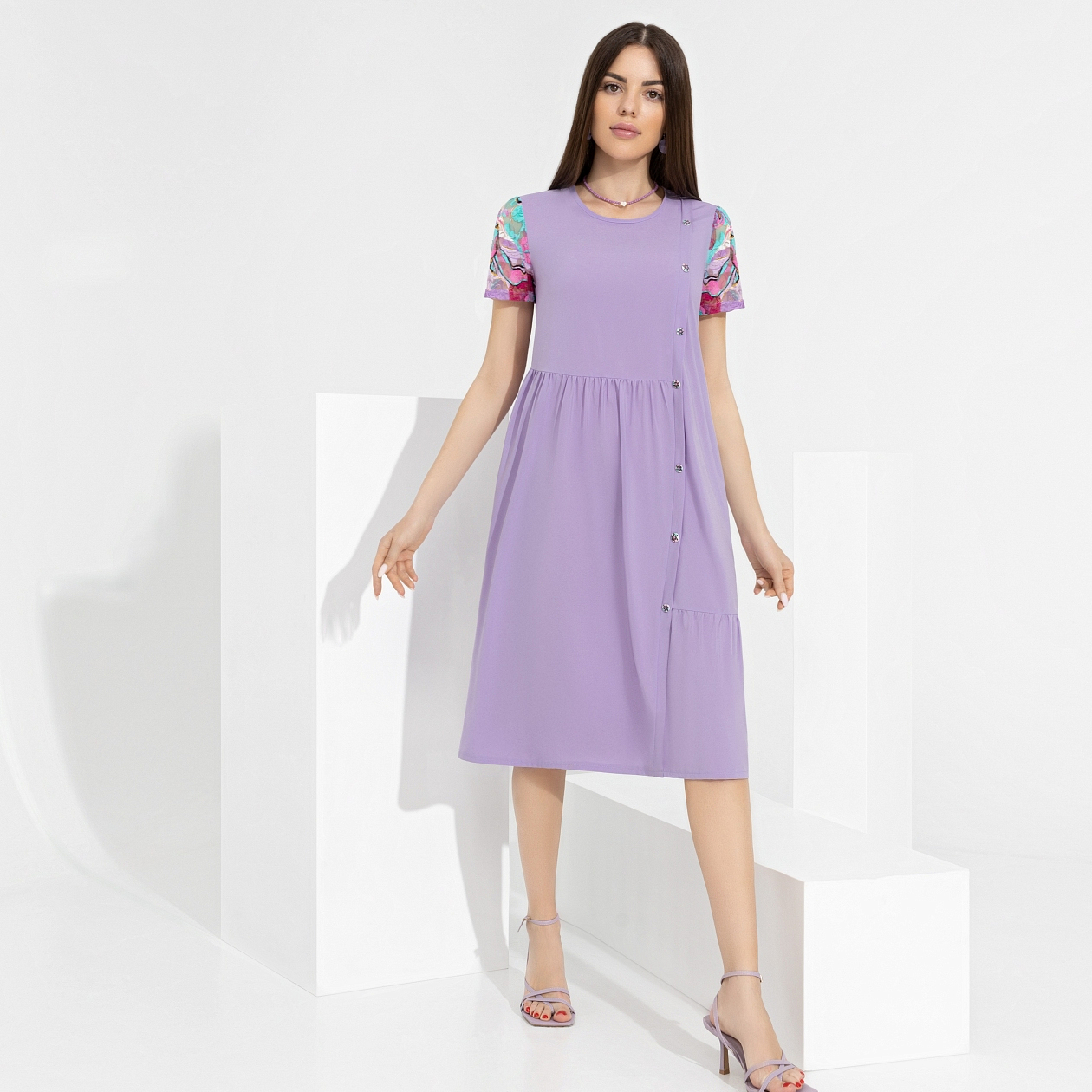 Платье Чувства на максимум (нежная). Состав: 95% п/э, 5% спандекс