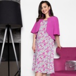 Платье На пике популярности (фуксия). Состав: 95% п/э, 5% спандекс