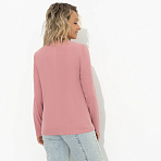 Блуза Неисчерпаемый талант (розовый пион). Состав: 65% полиэстер, 30% вискоза, 5% эластан