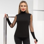 Водолазка Где купить (роскошная). Состав: 65% п/э, 30% вискоза, 5% спандекс