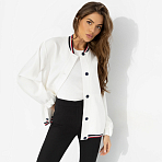 Бомбер Любуйся мной (жасмин). Состав: 60% п/э, 37% вискоза, 3% спандекс